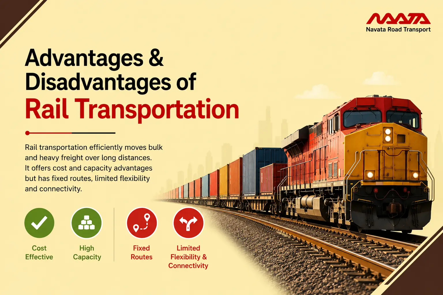 Advantages and Disadvantages of Rail Transportation