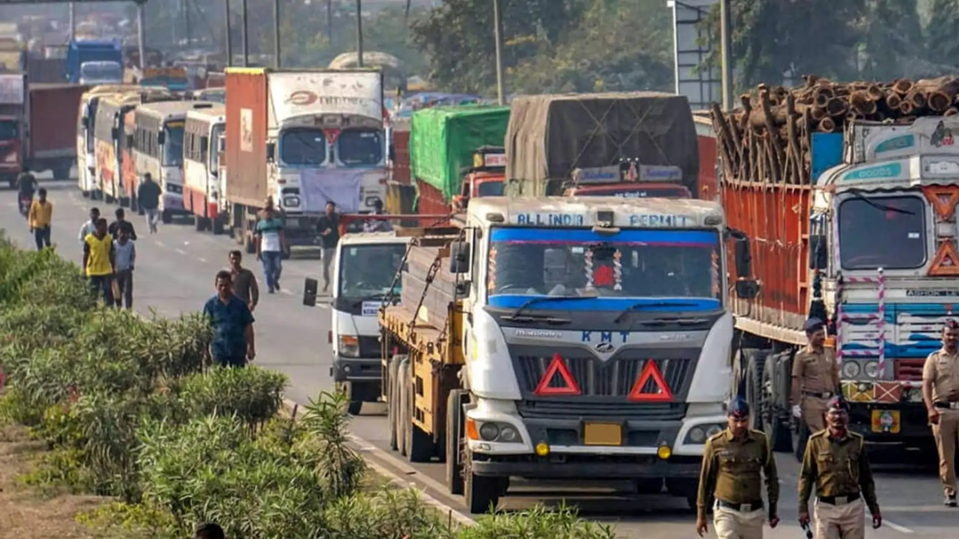 Karnataka Truckers Strike