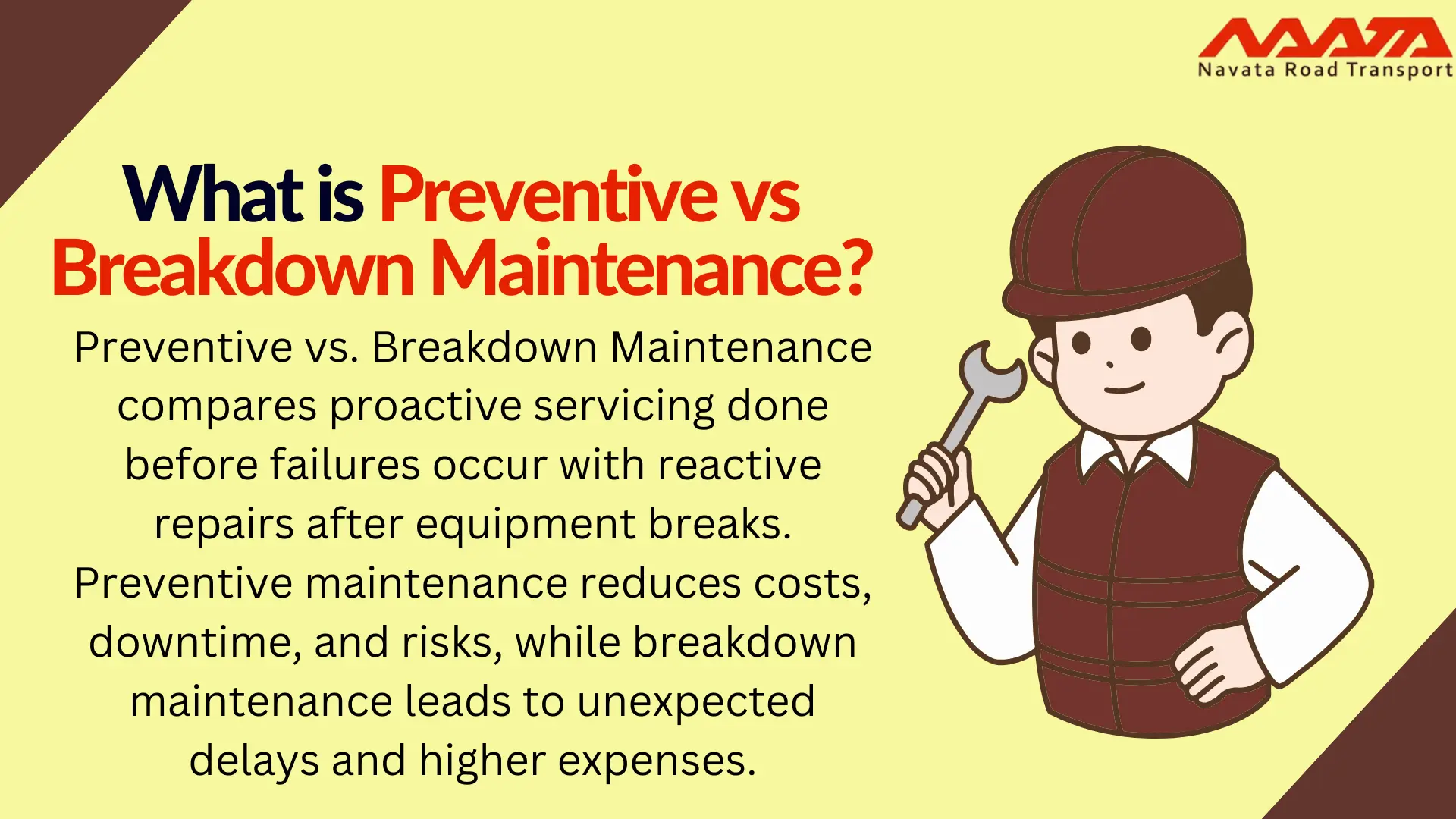 Preventive vs Breakdown Maintenance