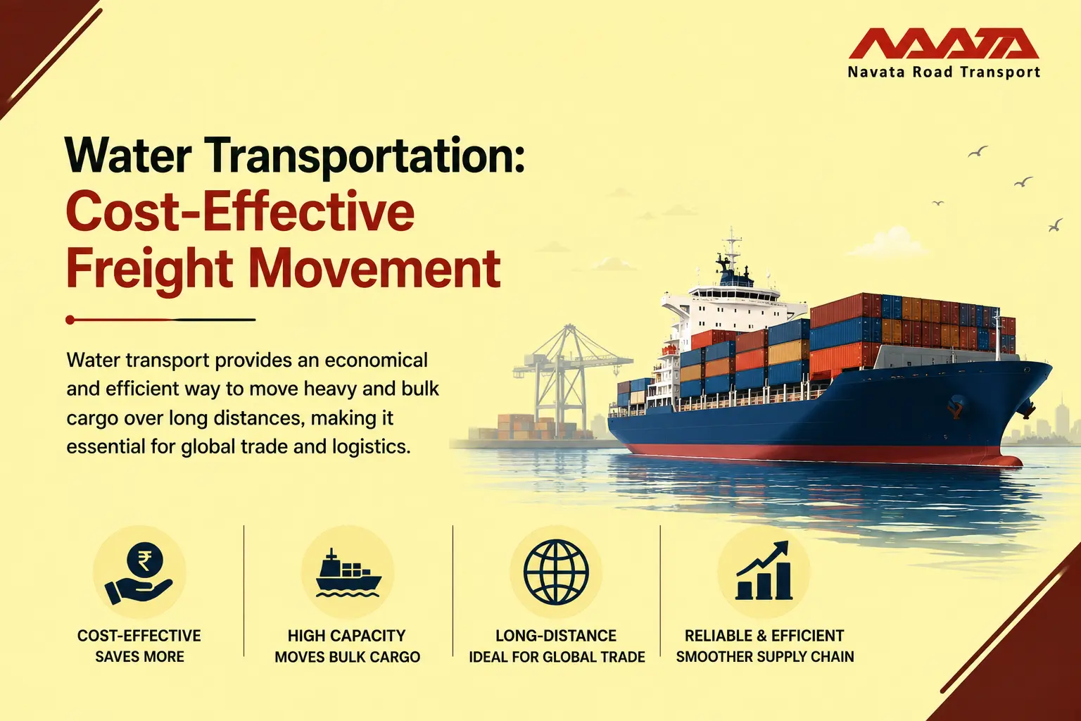 Advantages and Disadvantages of Water Transportation