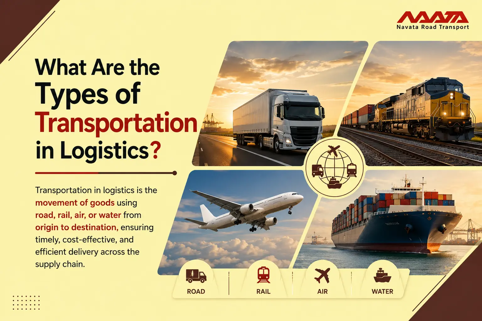 types of transportation in logistics
